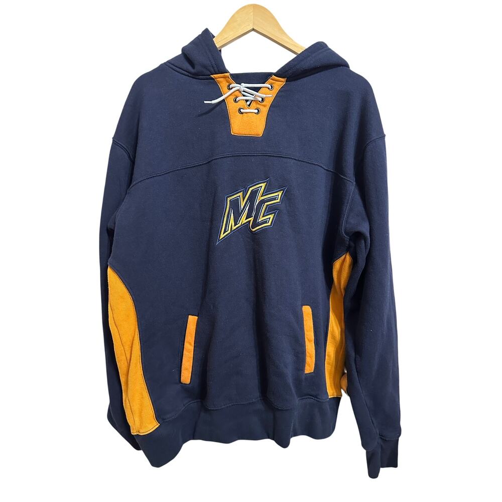 MC‎ super fan hockey lace hoodie size Large